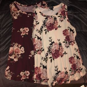 🔥3/$15!!! Floral Tank Tops